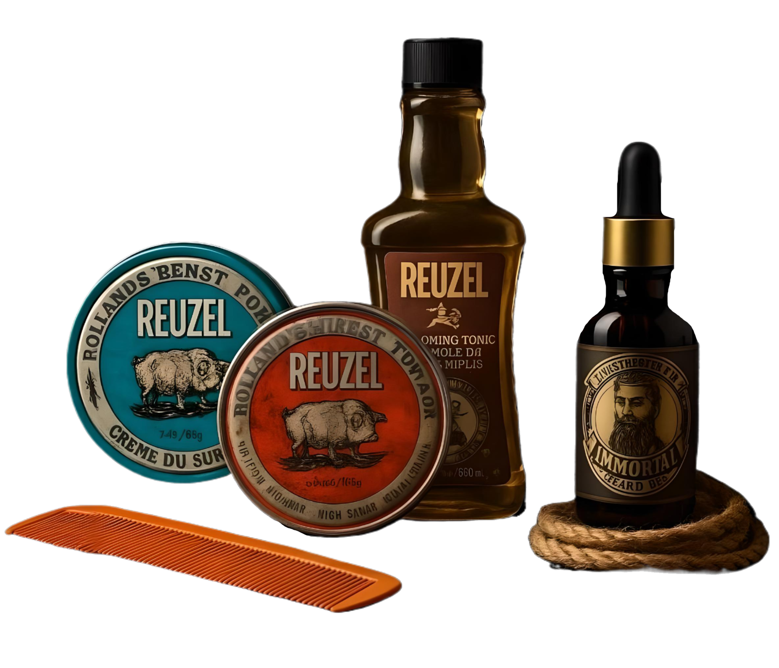 Produtos da barbearia